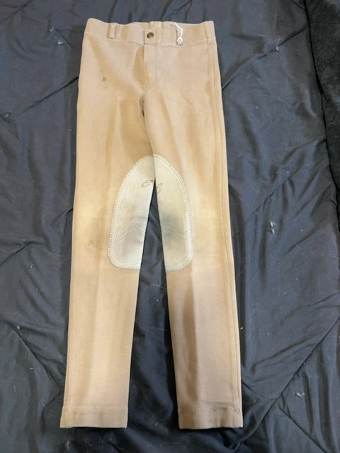 Beige Elation Pull On Breeches, 12 kids
