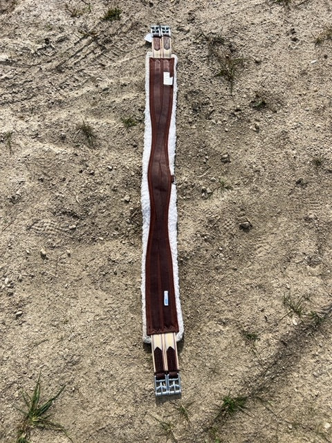 Brown Lettia Fleece Girth, 56"