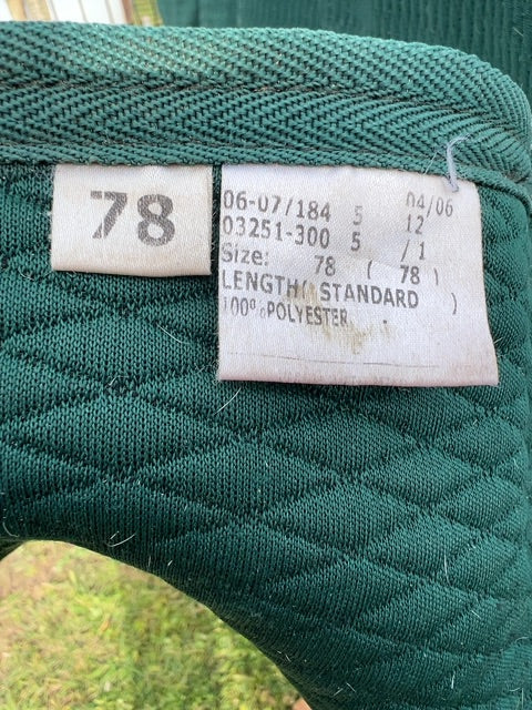 Green Tuffrider Stable Blanket, 78