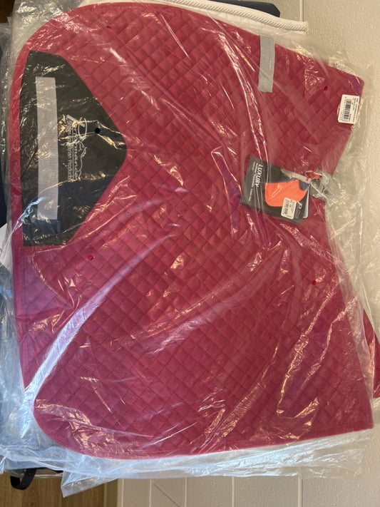 Raspberry Shires Saddle Pad, Full