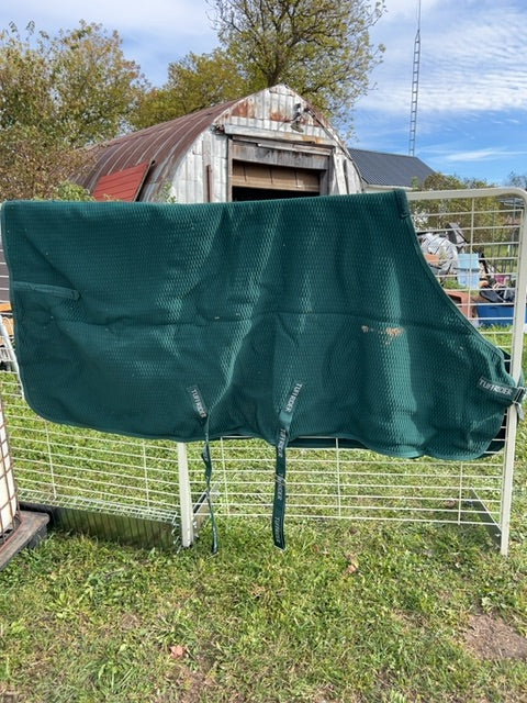 Green Tuffrider Stable Blanket, 78