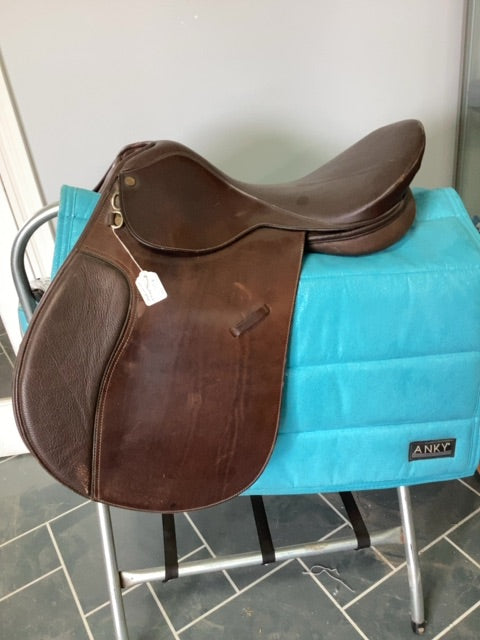 Dark Brown Collegiate All Purpose Saddle, 17 1/2"