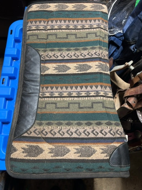 Green Reinsman Western Pad, 30x32