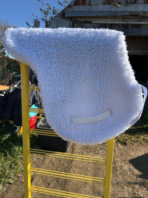 White  Shaped Pad, 16" Spine