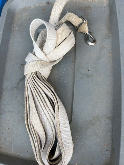 White  Lunge line, Cotton