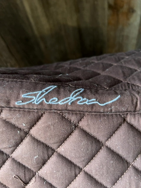 Brown Shedrow Saddle Pad, Full