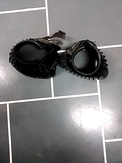 Black Supra Bell boots, Small