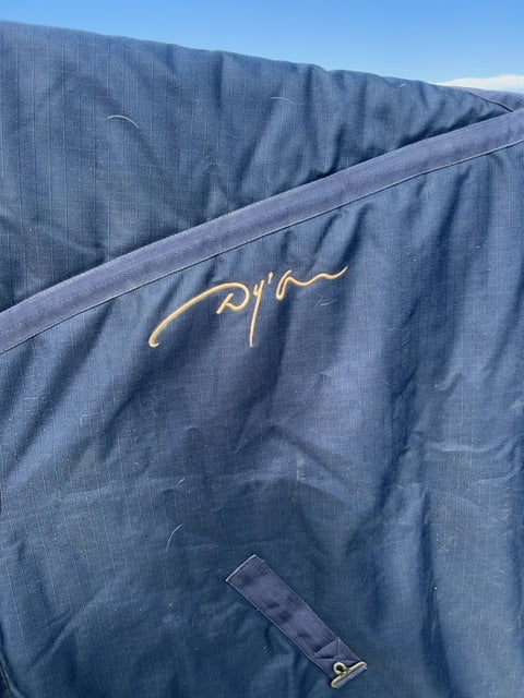 Navy D'yon Stable Blanket, 82"