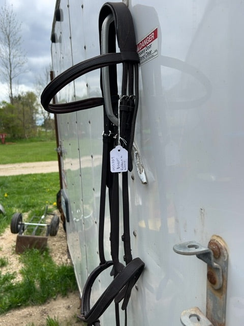 Brown Richtan Headstall with Removable Flash, Ex Full