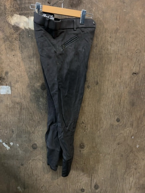 Grey Elation Kneepatch Breeches, 34R