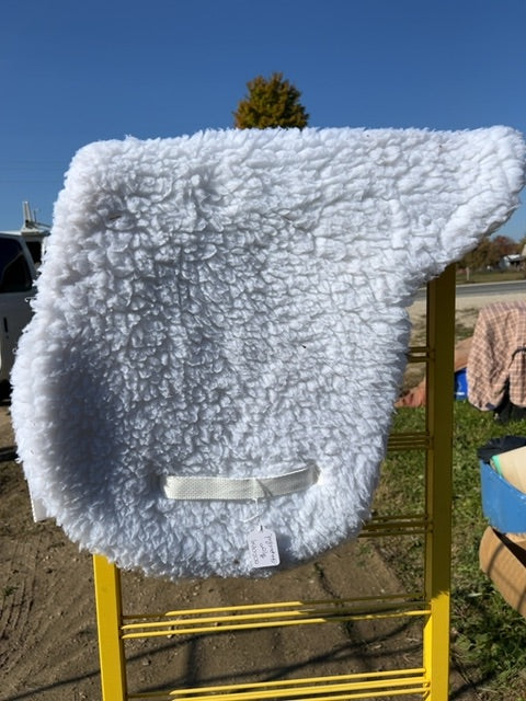 White  Shaped Pad, 16" Spine