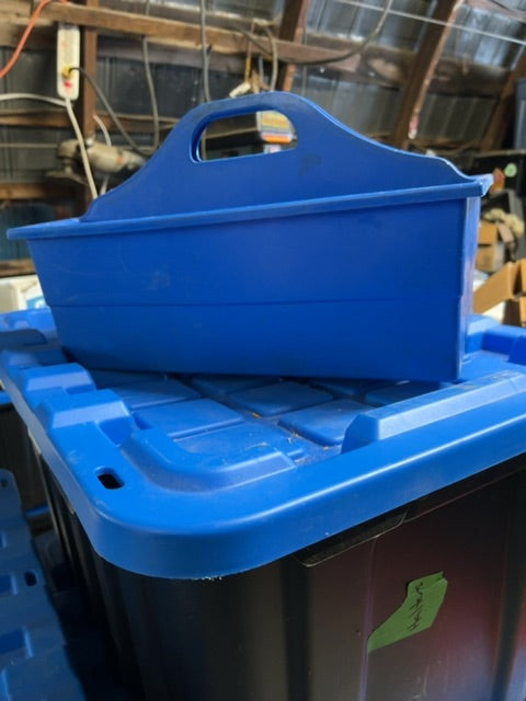 Blue  Grooming Tote