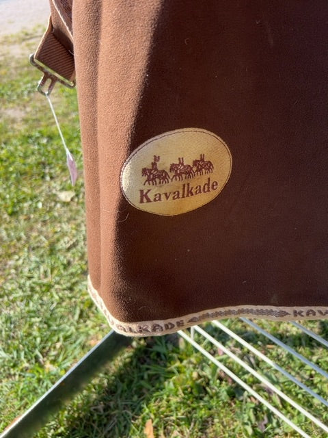 Brown Kavalkade Fleece cooler, Large