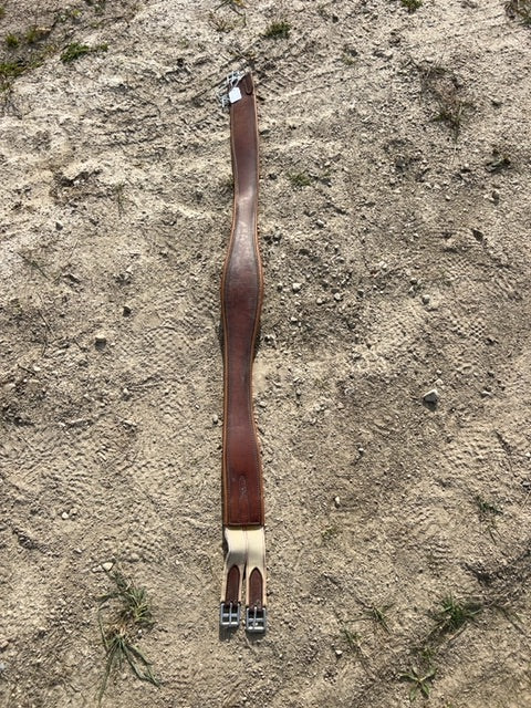 Brown Leather Girth, 54"
