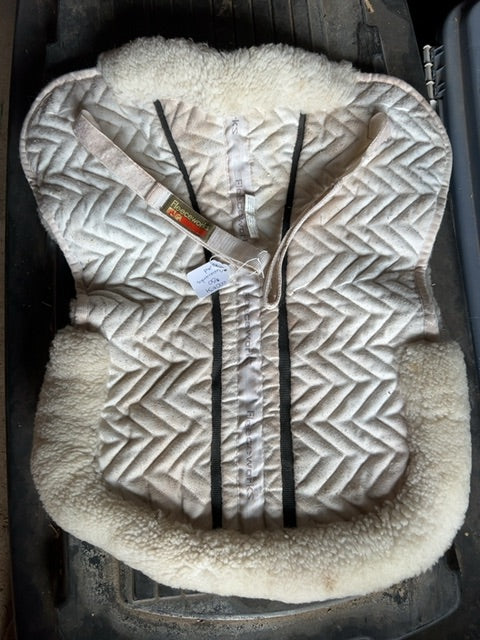 White Fleeceworks Half Pad, Jumper