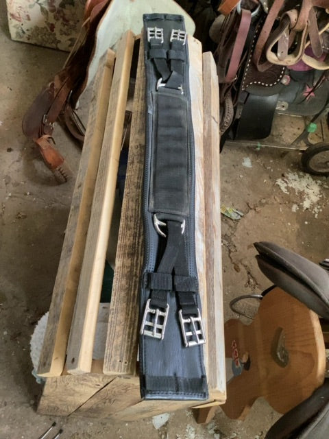 Black  Equalizer Dressage Girth, 28”