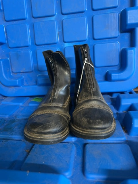 Black Tuffrider Paddock Boots, Childs 1