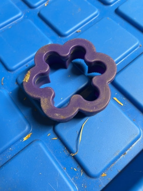 Purple  Flower Plastic Curry