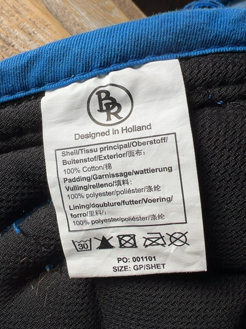 Blue BR Saddle Pad, Pony