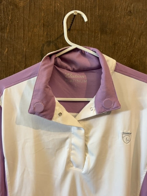 Purple Elation Platinum Show Shirt, Large