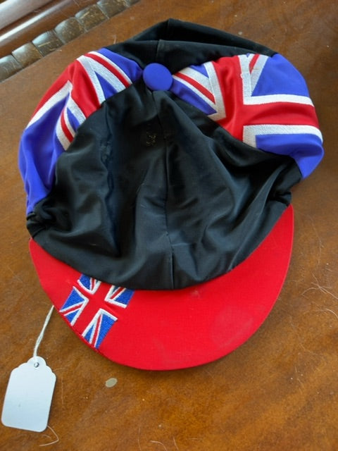 Blue/Red Carrots UK Helmet Cover, One Size