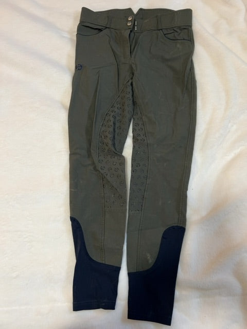 Olive green  Ego halter breeches, 30