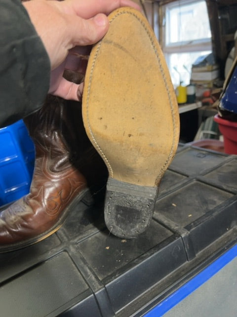 Brown  Cowboy Boots, 8 1/2
