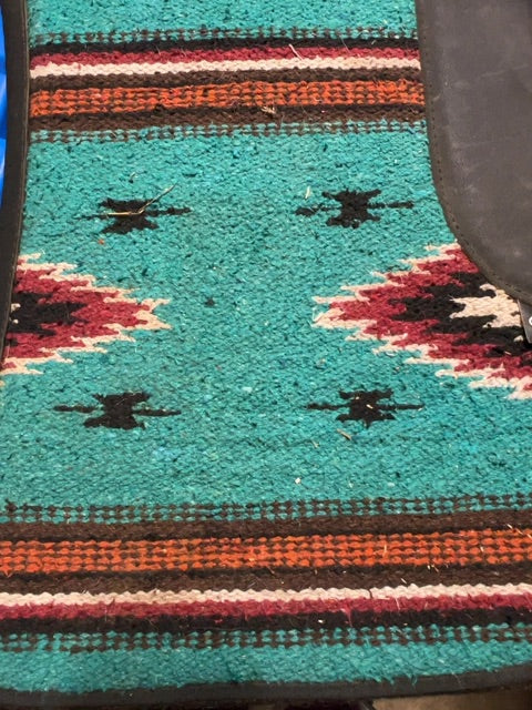Turquise Weaver Western All Purpose pad, 31x30