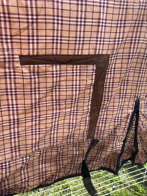 Beige Plaid  Plaid Winter, 74"