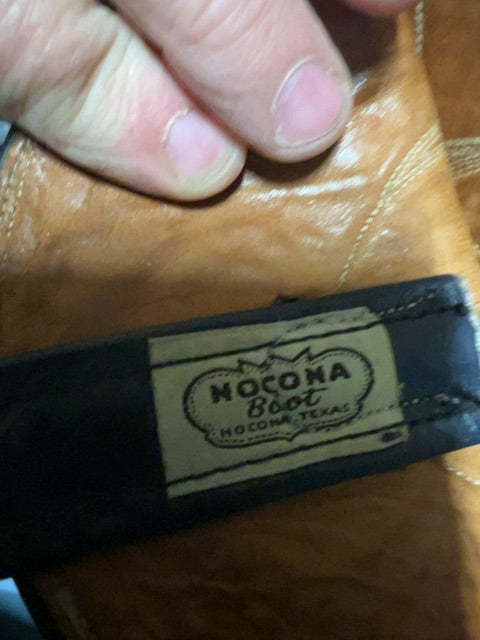 Navy/Tan Nocona Boot Cowboy Boots, 5 1/2C