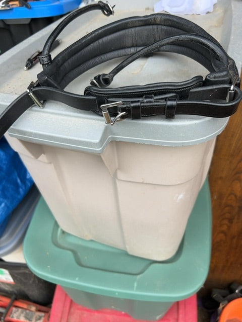 Black Solo Crank Noseband, Full