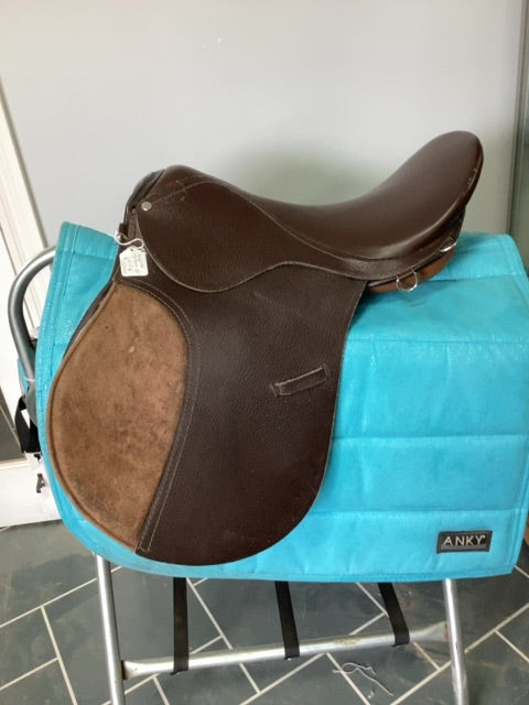 Brown All Purpose Saddle, 17”