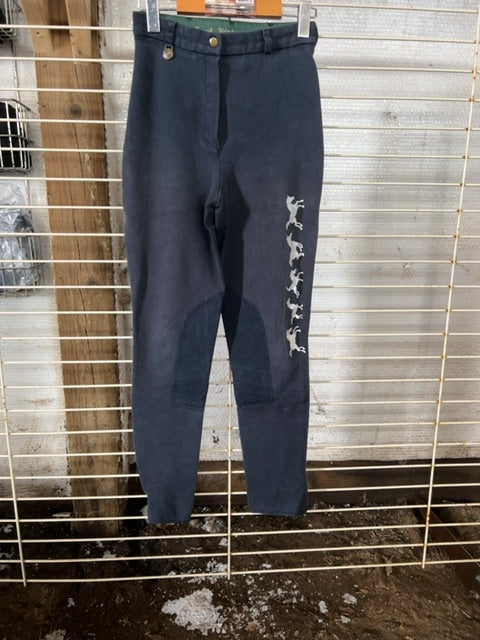 Navy Royal Highness Collection Kneepatch Breeches, 26L