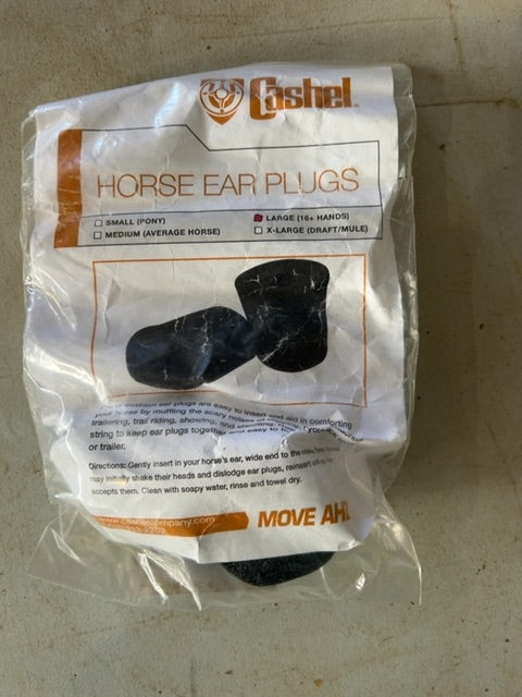Black Cashel Ear Plugs, Large