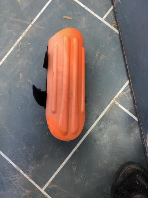 Orange Davis Boots, Medium