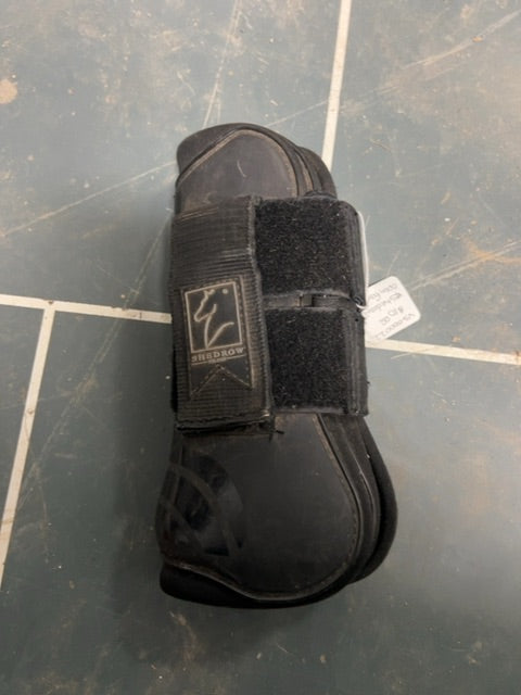 Black Shedrow Open Front Boots, Horse