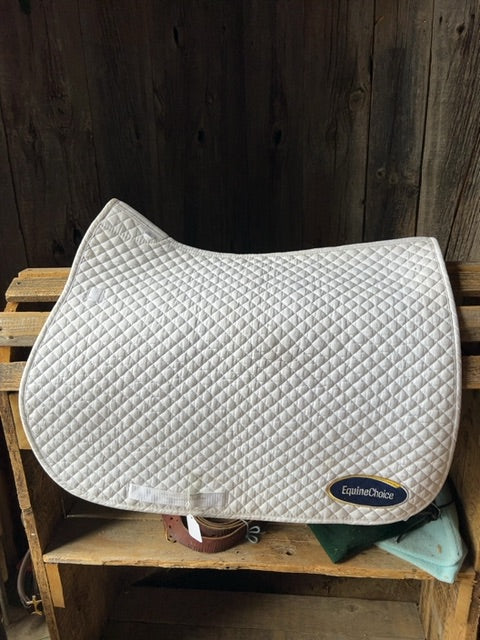 White Equine Choice Saddle Pads, GP