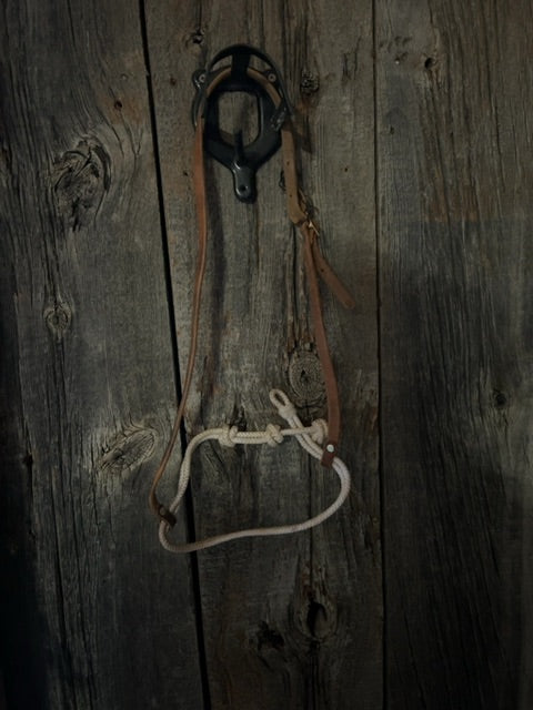 Western Rawhide Rope and Leather Noseband