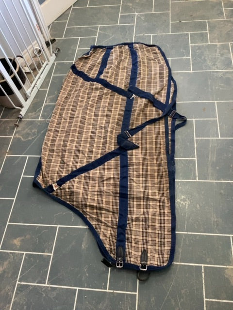 Baker Plaid Canpro Cotton Sheet, 70”