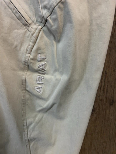 Tan Ariat Kneepatch Breeches, 34R