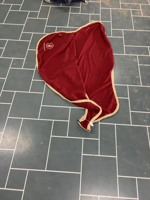 Burgundy BR Quarter Sheet, 135 cm