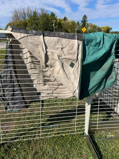 Green Shedrow Shell with moisture wicking liner, 68"