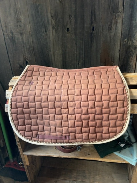 Brown Tuscany Saddle Pad, Full