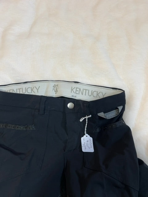 Black Kentucky Full Seat Breeches, 26