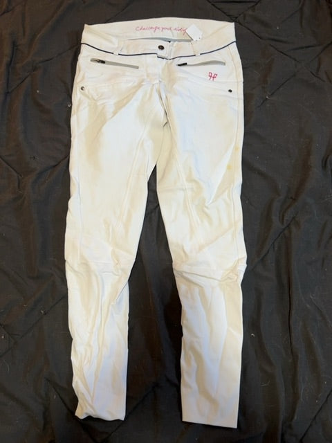White Horse Pilot Kneepatch Breeches, Medium