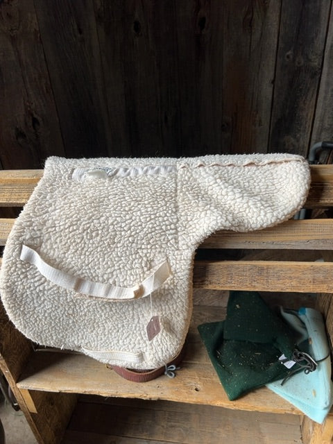 White Roma Saddle Pad