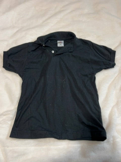Black Fruit of the Loom Polo, 10/12