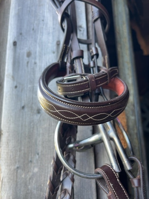 Brown Antares Bridle with Reins and bit, 2 (full)