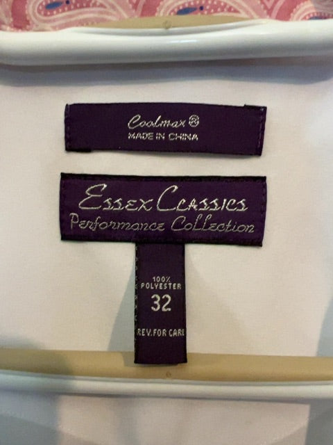 White Essex Classic Show Shirt, 32