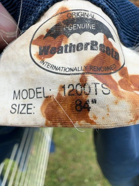 Green Weatherbeeta Rainsheet, 84"